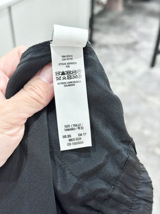 Juicy Couture Floral Print Mid Rise Slim Silk Jogger Pants Black Multi Womens XS