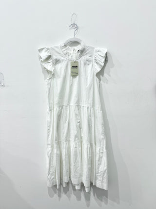 Sea ruffle midi dress, 0