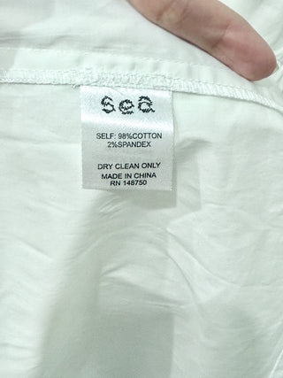 Sea ruffle midi dress, 0