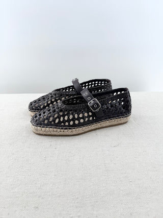 Madewell leather braided flats espadrilles, 7