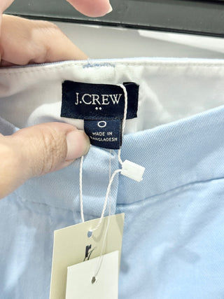 J crew canvas shorts, 0