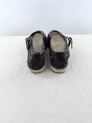 Madewell leather braided flats espadrilles, 7