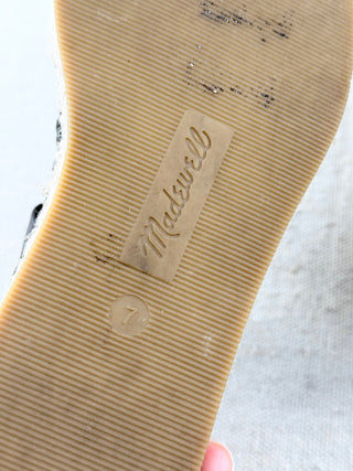 Madewell leather braided flats espadrilles, 7