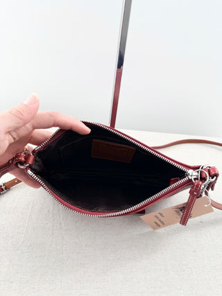 Coach small leather bag cross body