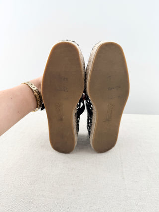 Madewell leather braided flats espadrilles, 7