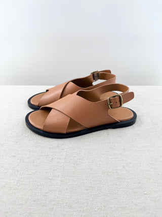 Everlane flat leather sandals, 7