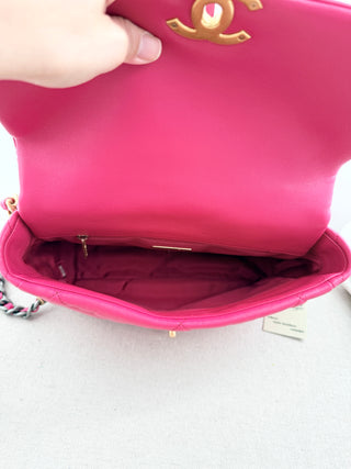 Chanel 19 quilted large bag, large