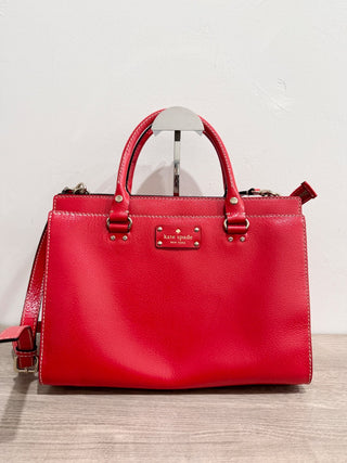 Kate Spade leather tote bag with shoulder strap