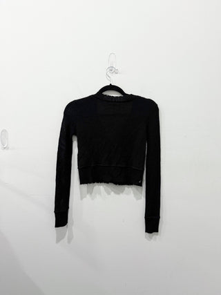 R13 100% cashmere crop cardigan sweater, XS