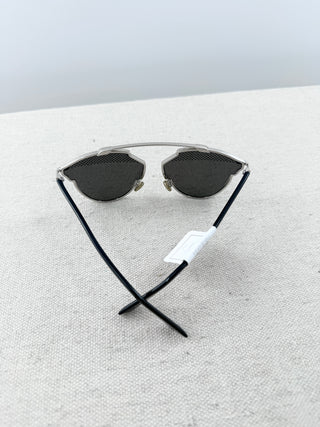 Dior dior soreal palladium and black sunglasses studded