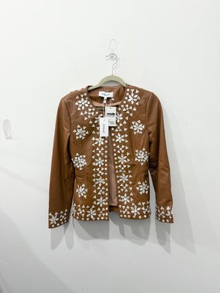 Derek Lam 10 Crosby embellished lamb leather luggage jacket, 6