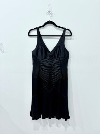 Zac Posen silk pleated midi dress, 8