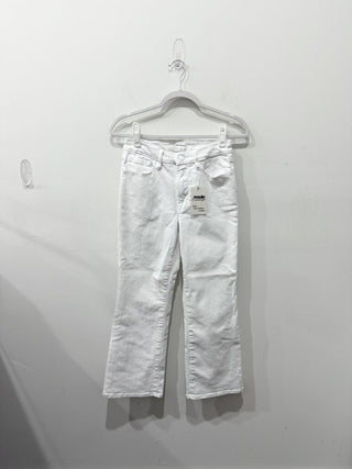 Good American flare bottom jeans cropped, 4/27