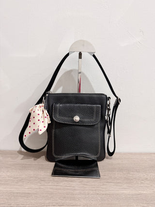 Coach leather cross body bag with bow