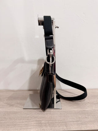 Coach leather cross body bag with bow