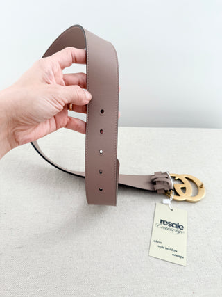 Gucci wide leather belt marmont, 30/75