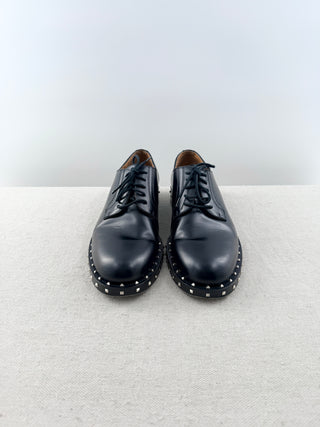 Valentino leather derby shoes with studs, 39