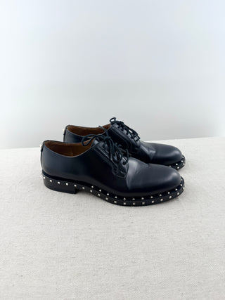 Valentino leather derby shoes with studs, 39