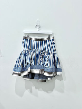 Silvia Tcherassi aryana skirt striped mini, L