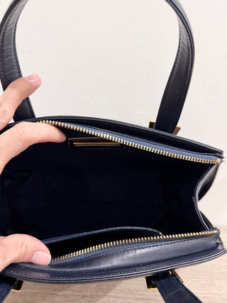 Valentino small top handle leather bag