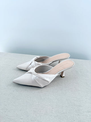 Loeffler Randall tyla satin twist mule, 8.5