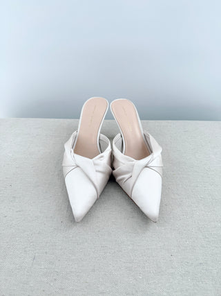 Loeffler Randall tyla satin twist mule, 8.5