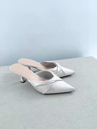Loeffler Randall tyla satin twist mule, 8.5