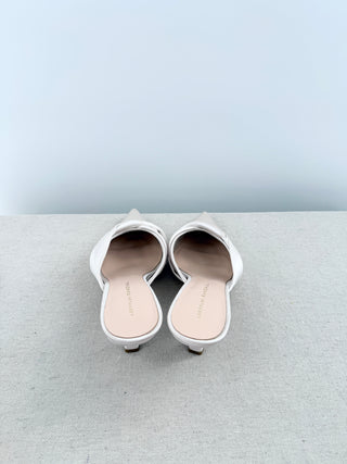 Loeffler Randall tyla satin twist mule, 8.5