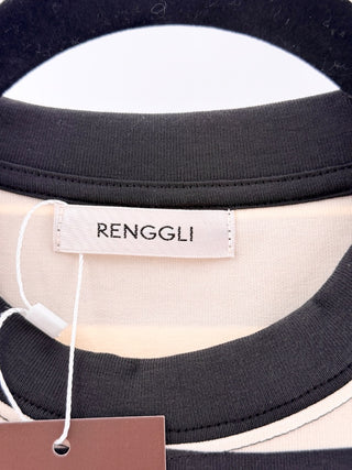 Renggli Stripe Slit Tee & Matching Mini Skirt, S