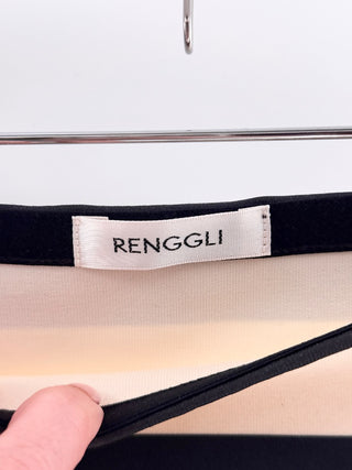 Renggli Stripe Slit Tee & Matching Mini Skirt, S