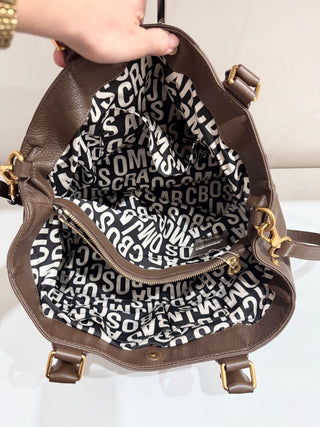 Marc Jacobs large leather bag with shoulder strap