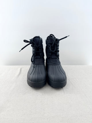 Celine x Phoebe Philo outdoor rubber lace up ankle boots, 36