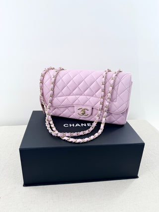 Chanel lamb skin quilted medium size bag