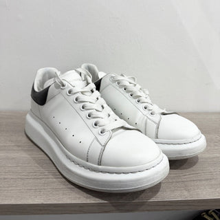 Alexander McQueen Leather Low Top Chunky Sole Sneakers White Black Men's EU 41