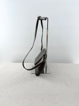 Charles Jourdan leather flap bag with long strap