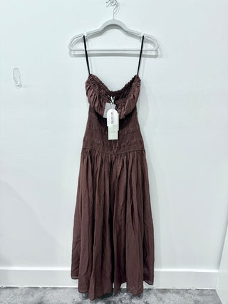 Tularosa Brown maxi dress, S
