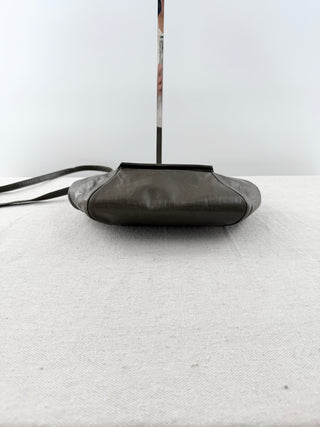 Charles Jourdan leather flap bag with long strap