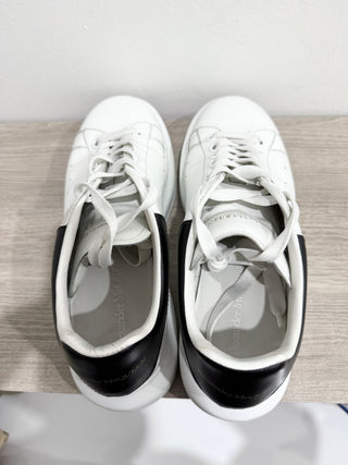 Alexander McQueen Leather Low Top Chunky Sole Sneakers White Black Men's EU 41
