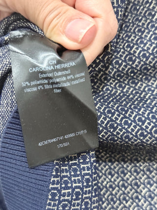 Carolina Herrera knit logo short sleeve top with bow, S