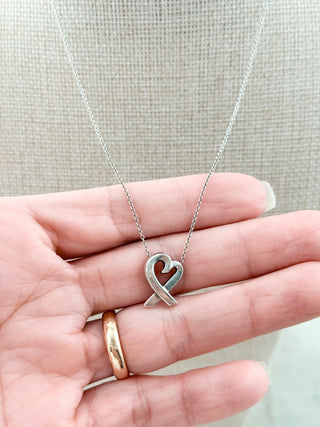 Tiffany & Co. loving heart paloma Picasso necklace with pendant