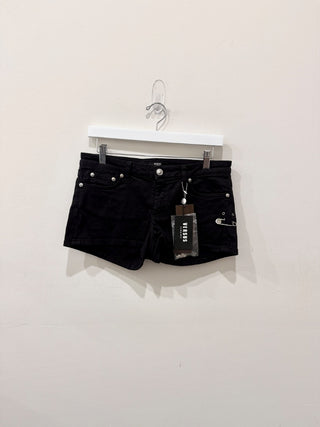 Versus by Versace denim short with safety pin, 29