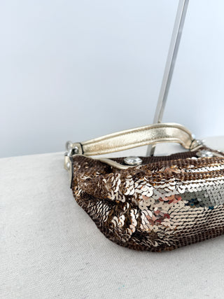 Coach sequin shoulder bag
