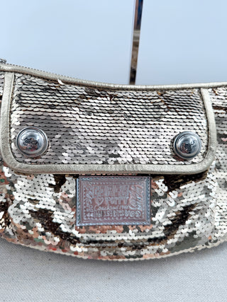 Coach sequin shoulder bag