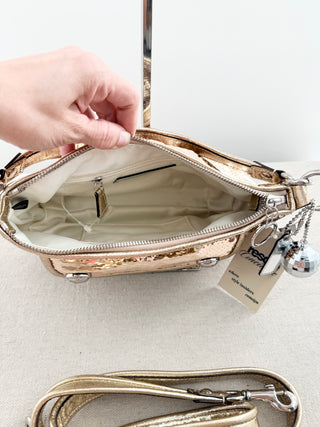 Coach sequin shoulder bag