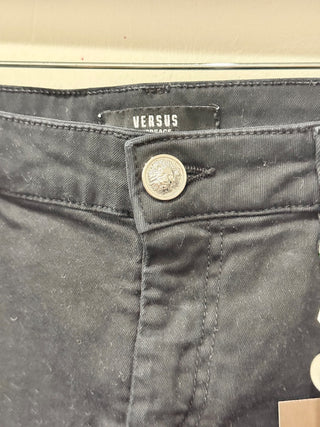Versus by Versace denim short with safety pin, 29