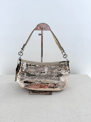 Coach sequin shoulder bag