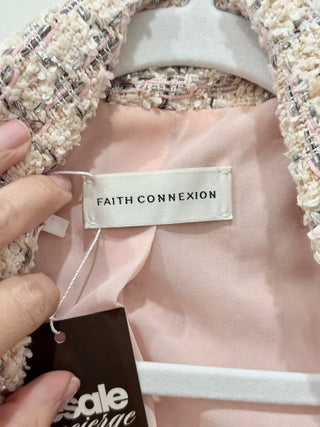 Faith connexion set blazer and mini skirt tweed, S