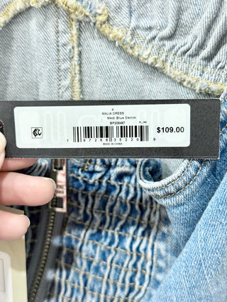 Steve Madden blue denim mini dress, 4