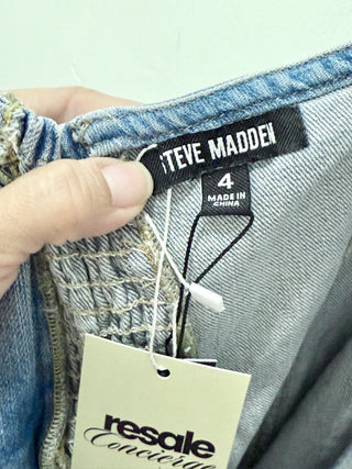 Steve Madden blue denim mini dress, 4