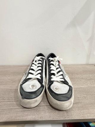 NWT Golden Goose Stardan Mesh Leather 90s Basketball Sneakers White Black 39